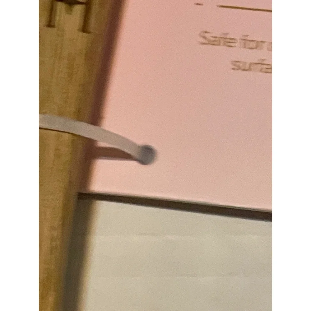 Paris Hilton 2 Piece Acacia Wood Kitchen Tool Set Pink Heart Handle Spoon Turner